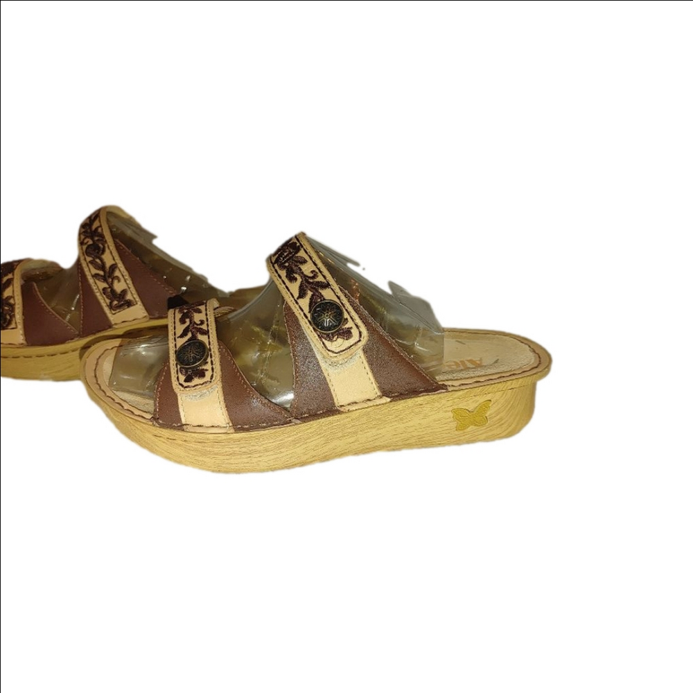 Alegria Clara Coco CLA 612 leather slip-on sandals size 38